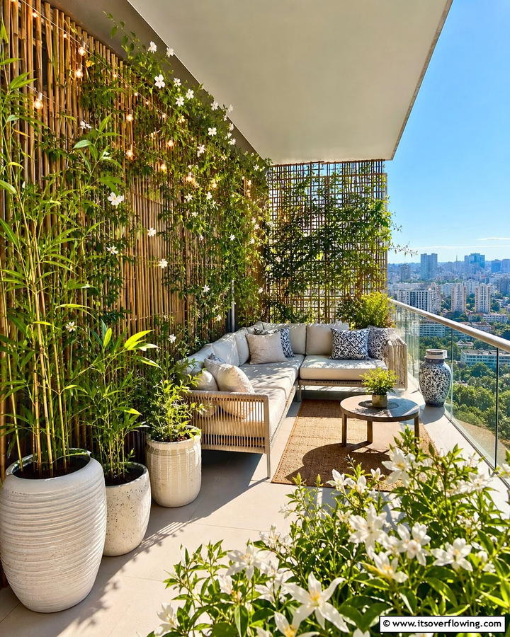 Privacy Screens for Seclusion - 20 Penthouse Balcony Ideas for a Luxurious Outdoor Space