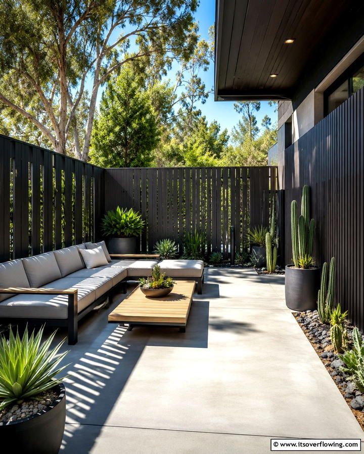 Privacy Slatted Panels - 30 Private Deck Ideas for Secluded Outdoor Relaxation Zones