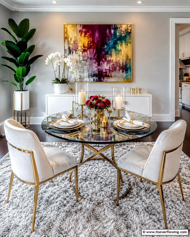 Private Candlelit Dinner at Home - 30 Romantic Wedding Anniversary Celebration Ideas