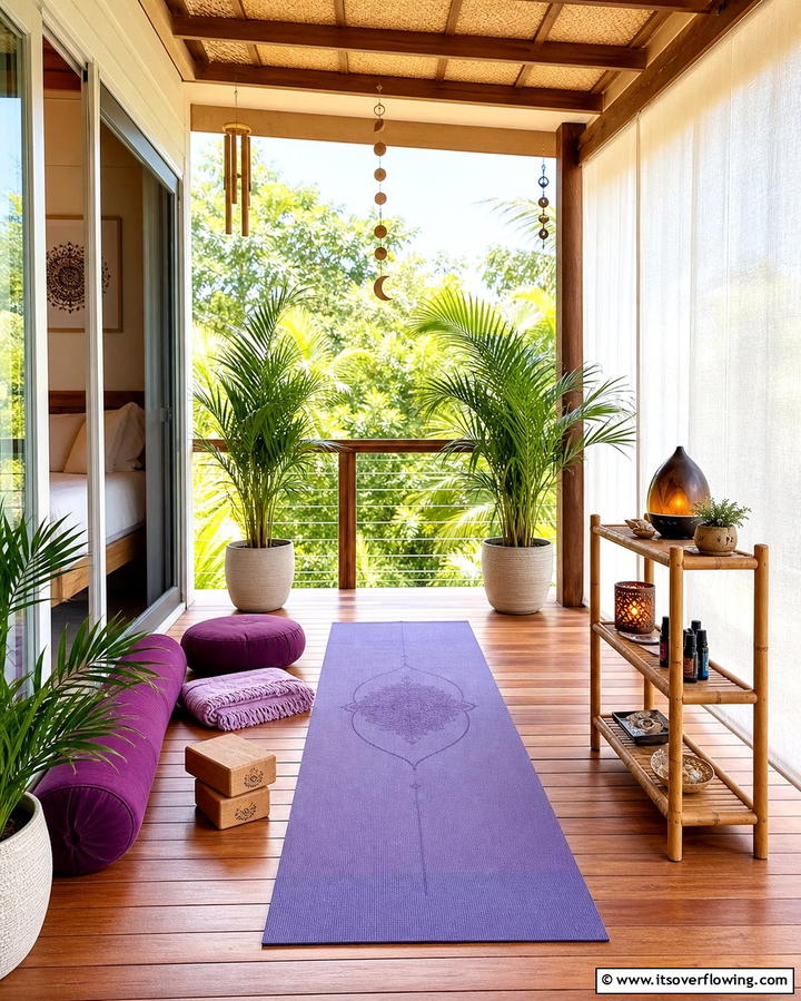 Private Yoga Retreat - 25 Inspiring Bedroom Balcony Ideas for Your Home