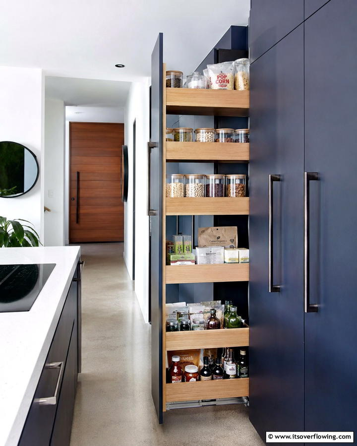 Pull Out Drawers - 25 Small Apartment Storage Ideas to Maximize Space