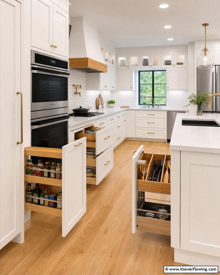 Pull Out Organizational Cabinets - 21 Kitchen Cabinet Ideas for Every Style and Budget
