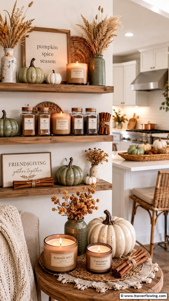 Pumpkin Spice Scented Decor - 30 Friendsgiving Decor Ideas for Festive Gatherings