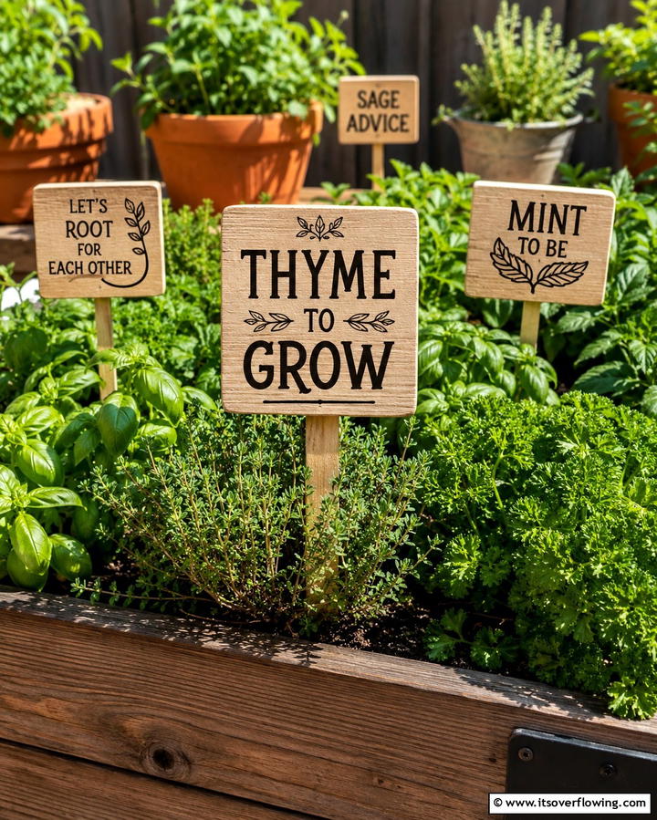 Punny Plant Signs - 25 Garden Sign Ideas to Personalize Your Outdoor Space