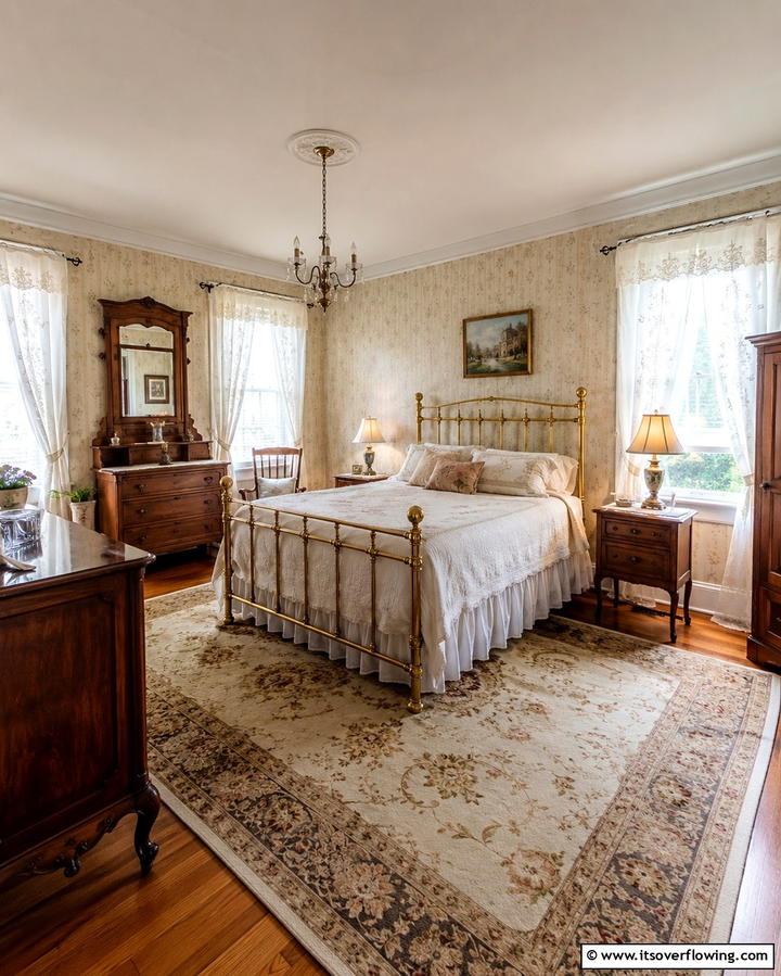 Quaint Cottage with Vintage Flair - 30 Charming Cottage Bedroom Decor Ideas for a Rustic Retreat