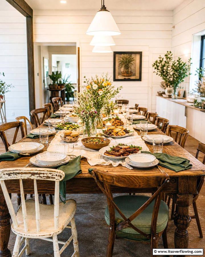 Quaint Family Style Dinner - 21 Intimate Small Wedding Ideas for Memorable Celebrations