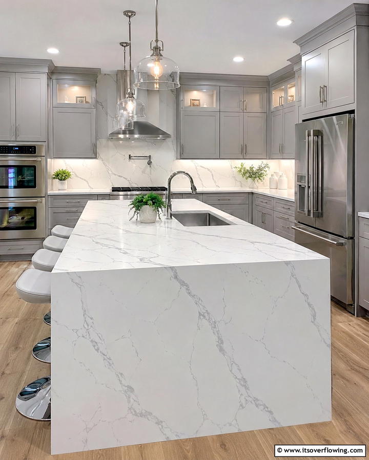 Quartz Countertops - 25 Dream Kitchen Ideas for Your Perfect Cooking Space