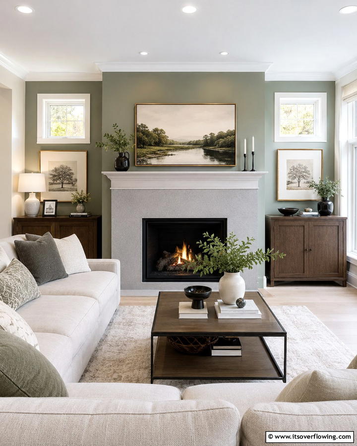 Quartz with Waterfall Edge Design - 25 Quartz Fireplace Surround Ideas for a Sleek Look