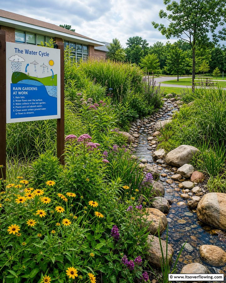 Rain Garden - 20 Inspiring School Garden Ideas to Engage and Educate