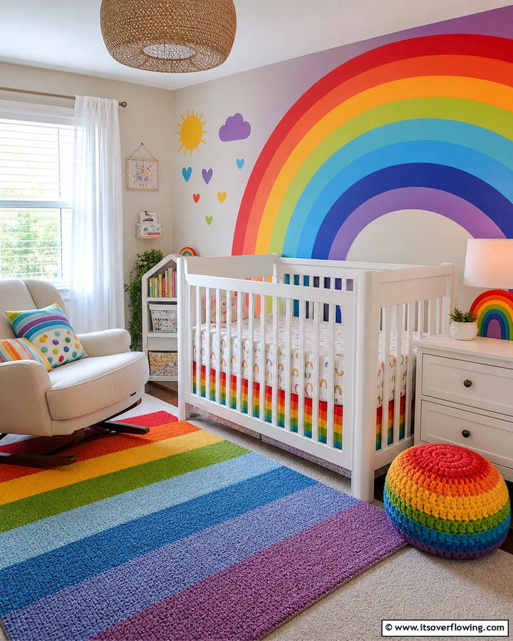 Rainbow Retreat - 25 Baby Girl Nursery Ideas for a Dreamy Space
