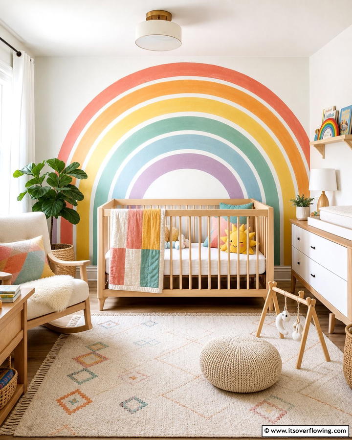 Rainbow Themed Nursery - 25 Whimsical Nursery Ideas for a Magical Space