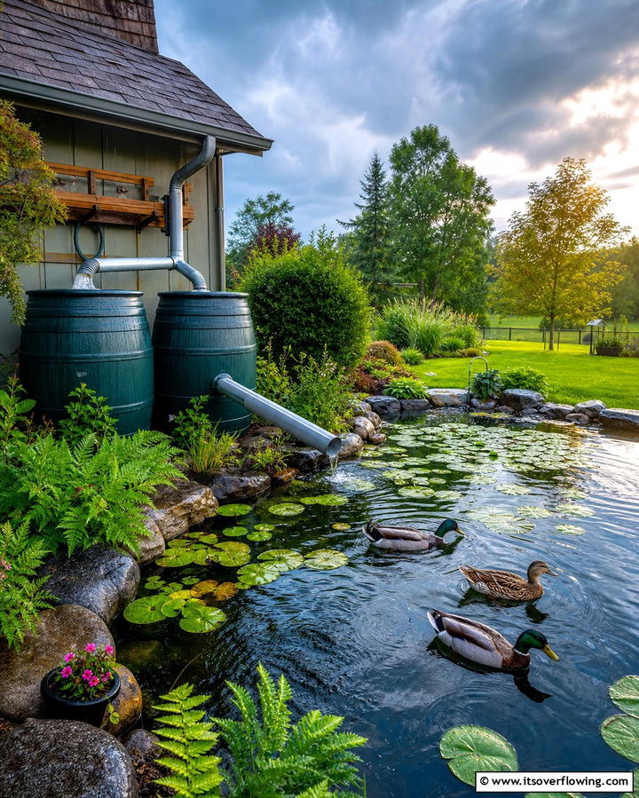 Rainwater Harvesting System - 25 Duck Pond Ideas- Beautiful & Functional Designs