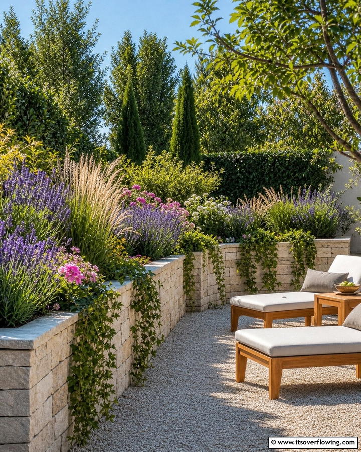 Raised Planter Walls for Green Isolation - 21 Patio Privacy Solutions for Secluded Outdoor Relaxation