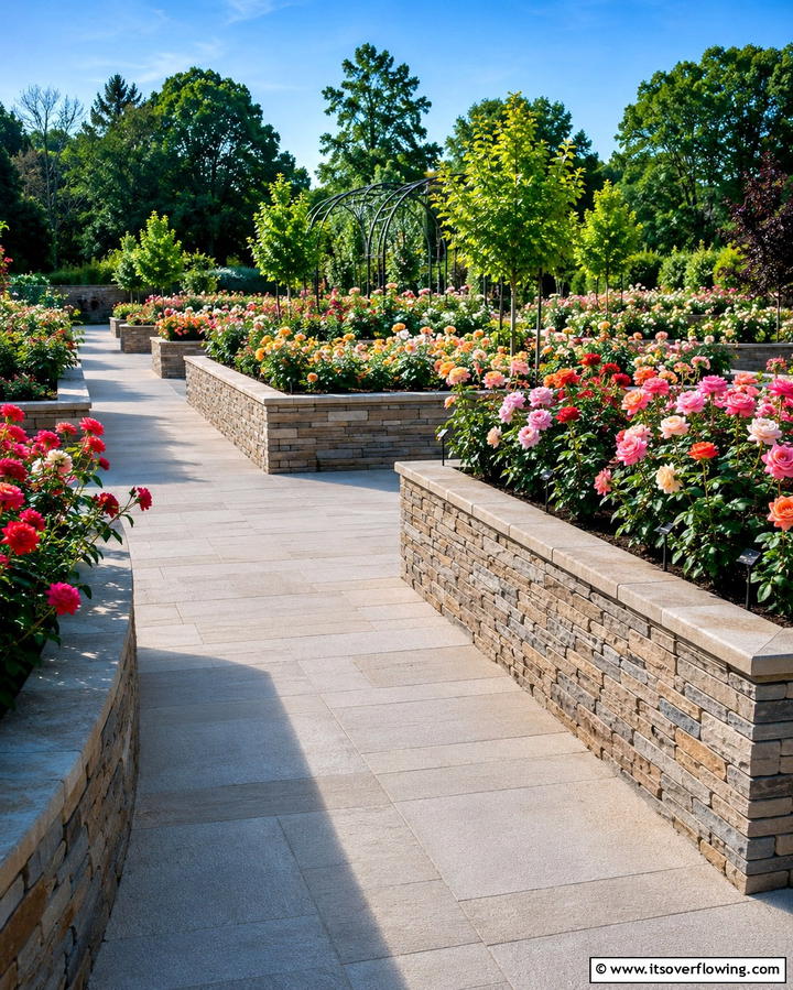 Raised Rose Beds for Accessibility - 25 Rose Garden Ideas to Create a Blooming Paradise