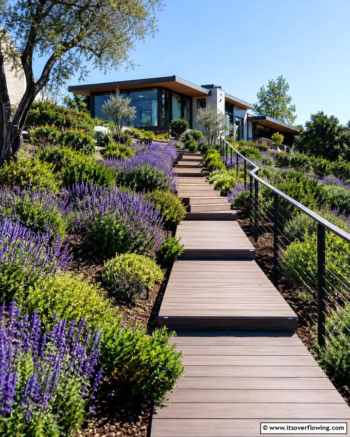 Raised Walkways for Elevated Design - 25 Front Walkway Ideas to Enhance Your Home’s Curb Appeal