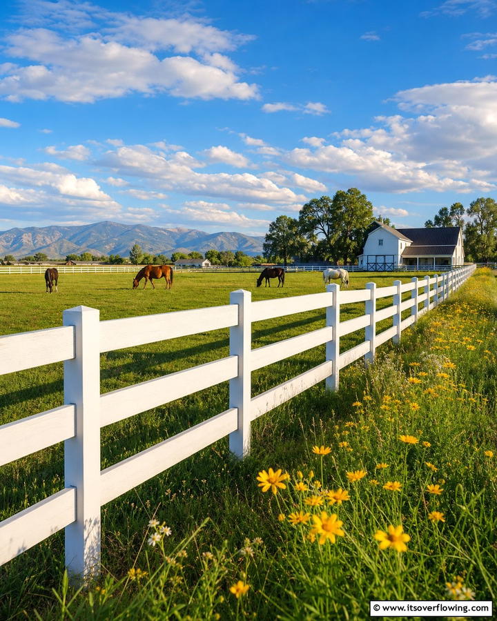 Ranch Fence - 21 Popular Types of Fences for Privacy and Curb Appeal