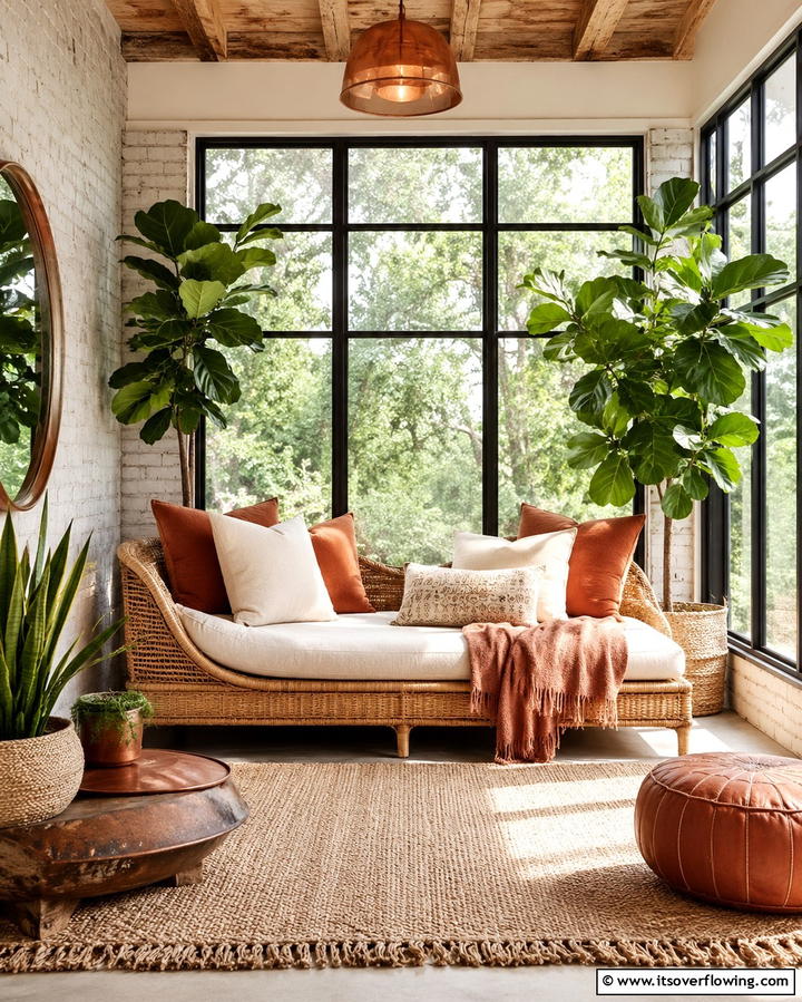 Rattan Daybeds for Relaxation - 25 Rattan Bedroom Furniture Ideas for a Cozy Look