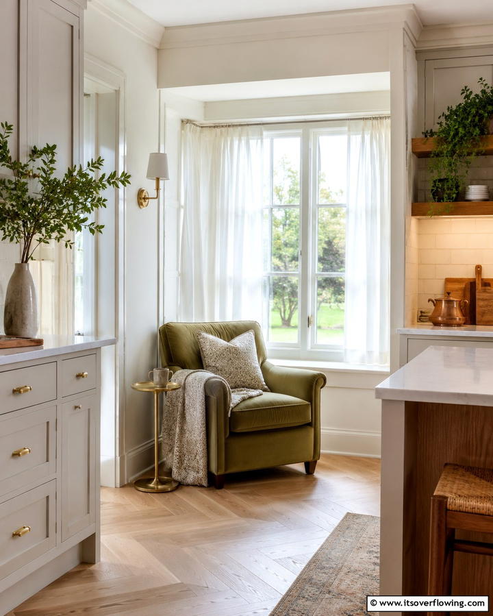 Reading Corner - 25 Kitchen Bay Window Ideas for a Bright Cooking Space