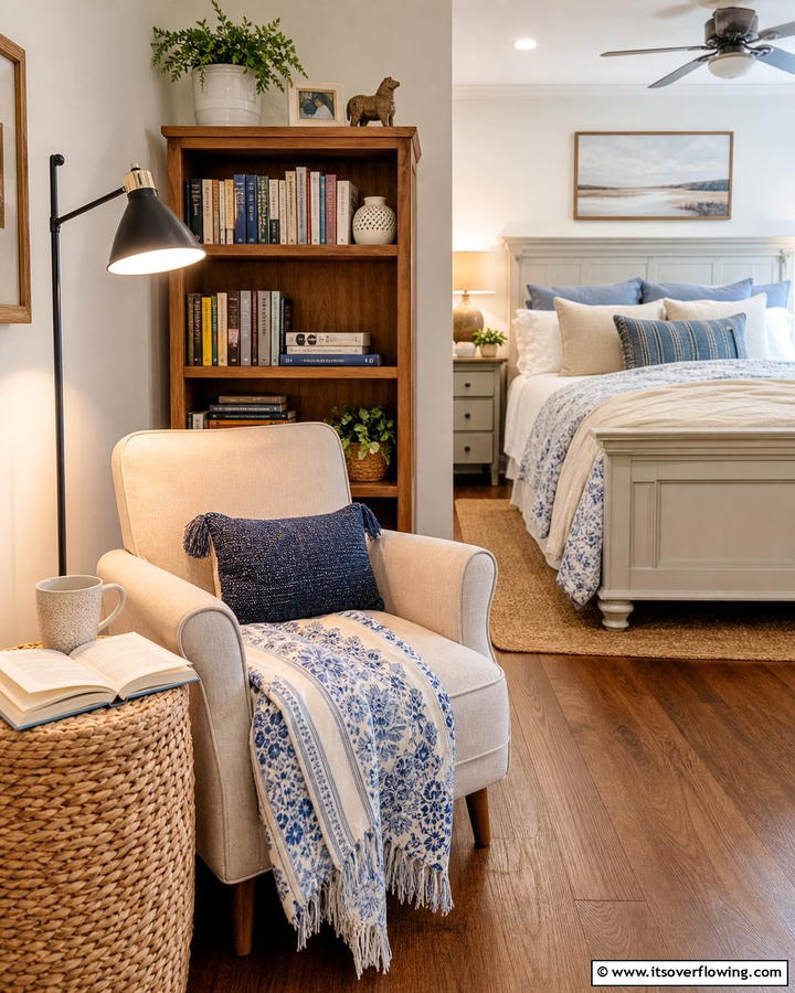 Reading Nook Setup - 21 Cozy Bedroom Ideas for Relaxing Retreats