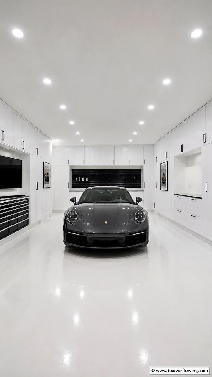 Recessed Ceiling Lighting - 30 Garage Lighting Ideas for Bright, Functional Spaces