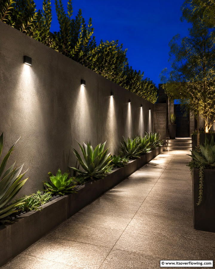 Recessed Fence Lights - 25 Fence Lighting Ideas to Illuminate Your Outdoor Space
