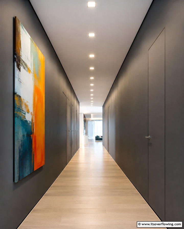 Recessed Lighting for Clean Lines - 25 Hallway Lighting Ideas to Brighten Your Space