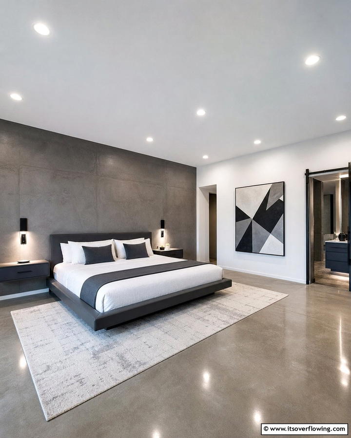 Recessed Lighting for a Sleek Look - 25 Stunning Bedroom Ceiling Ideas to Elevate Your Space