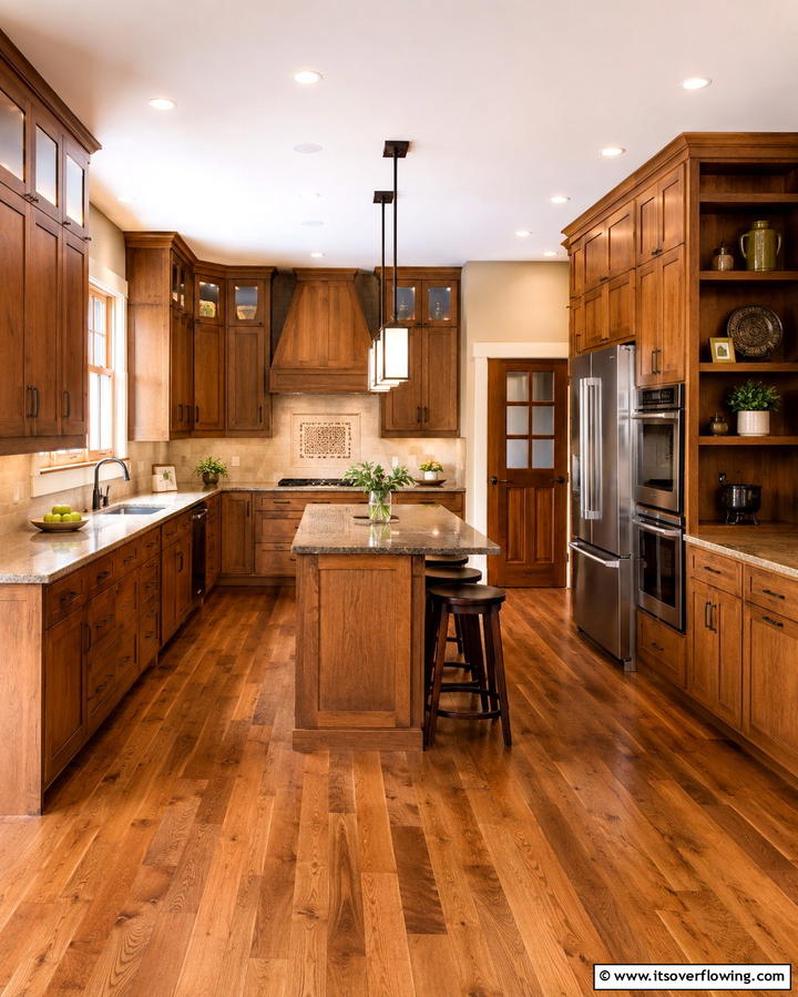 Recessed Panel Cabinets - 25 Craftsman Kitchen Ideas for a Classic and Timeless Design