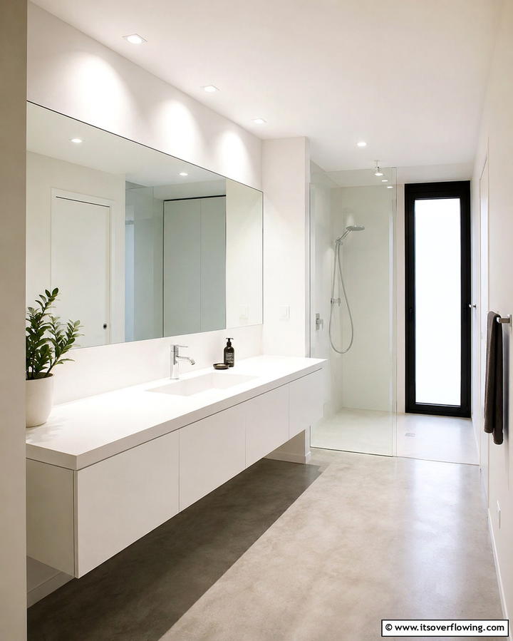 Recessed Spotlights - 25 Bathroom Lighting Ideas Over Mirror for Perfect Illumination