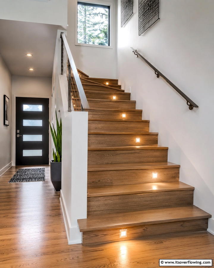 Recessed Step Lights - 25 Staircase Lighting Ideas to Illuminate Your Home