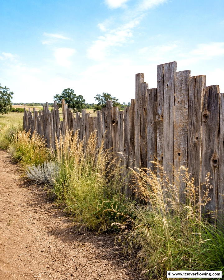 Reclaimed Wood Fence - 30 Decorative Fence Ideas to Enhance Your Yard’s Aesthetic