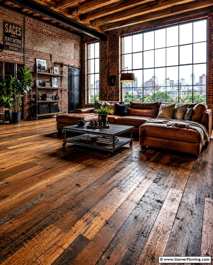 Reclaimed Wood FlooringExact - 30 Modern Wood Floor Design Ideas for Stylish Homes