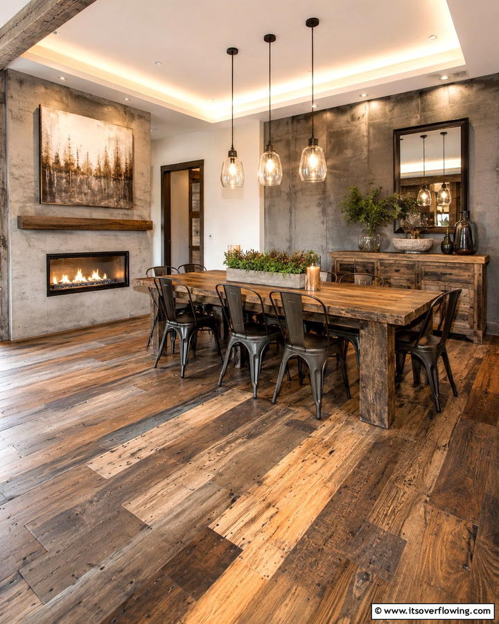 Reclaimed Wood FlooringOne - 30 Modern Wood Floor Design Ideas for Stylish Homes