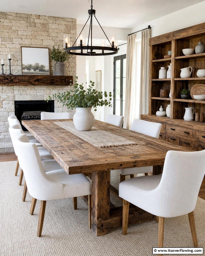 Reclaimed Wood Furniture Charm - 21 Rustic Decor Ideas for Cozy Farmhouse-Chic Interior Accents