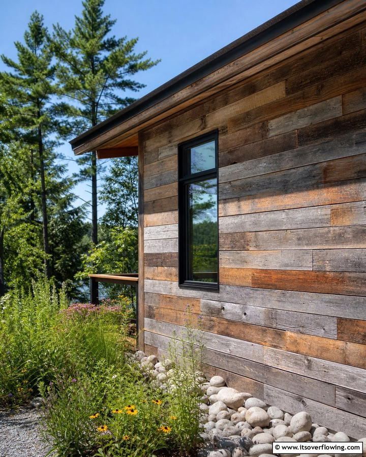 Reclaimed Wood Siding - 25 Modern Siding Ideas for a Contemporary Home