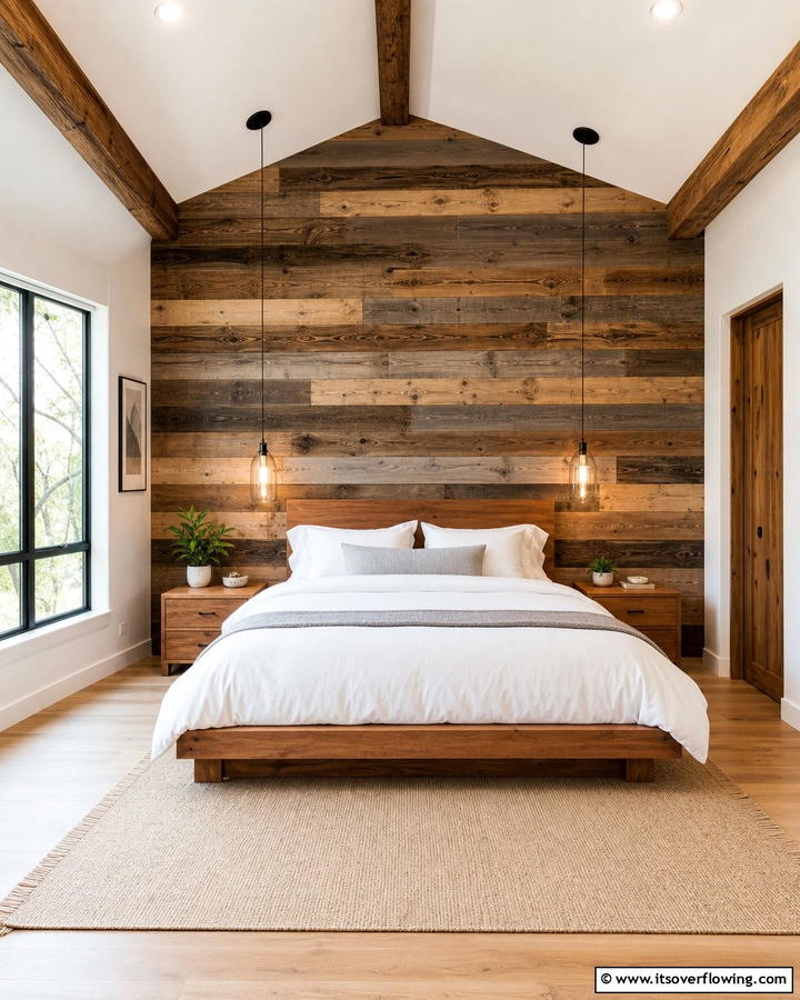 Reclaimed Wood Walls - 25 Cozy Cabin Bedroom Ideas for a Rustic Escape