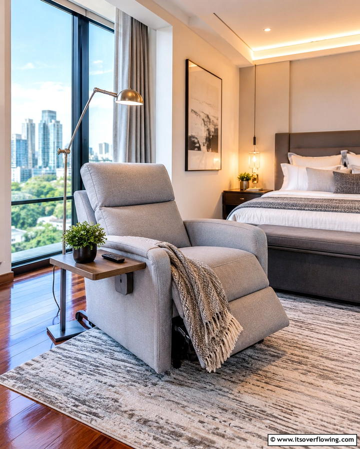 Recliner for Ultimate Comfort - 25 Bedroom Seating Area Ideas for Comfort and Style