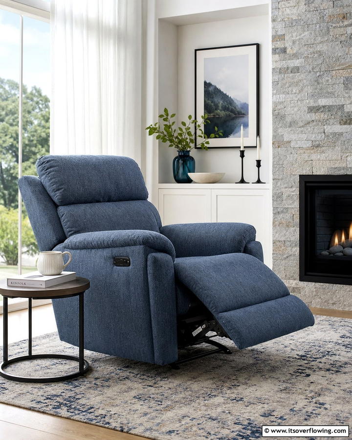 Recliners for Ultimate Relaxation - 25 Chairs in Front of Fireplace Ideas for Cozy Vibes