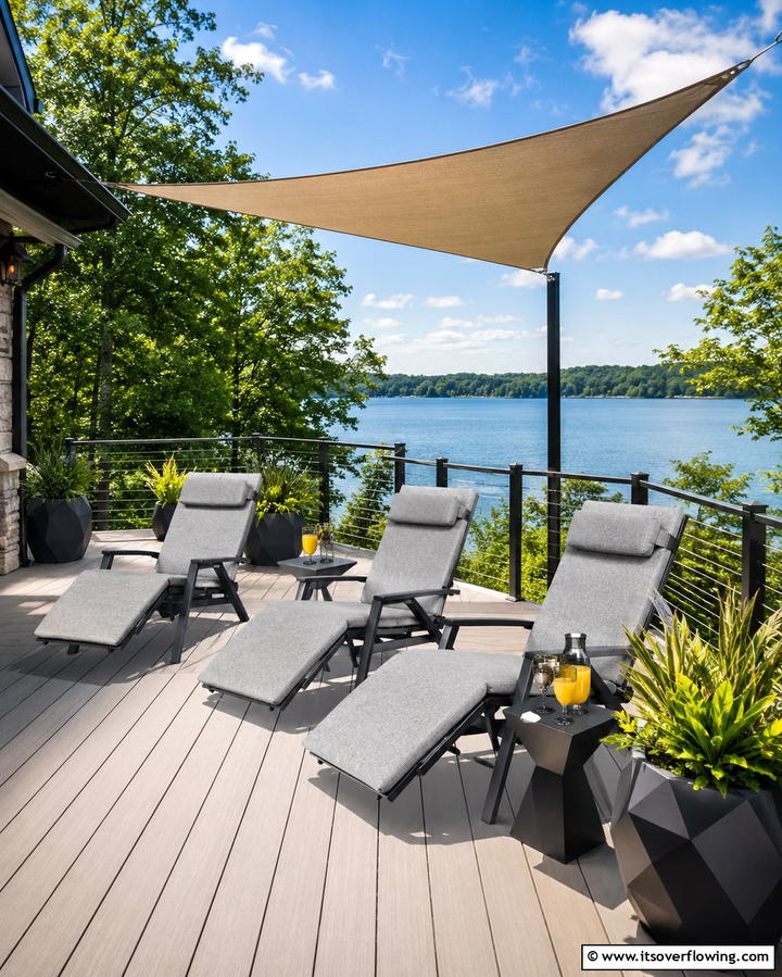 Reclining Chairs - 25 Stylish Deck Seating Ideas for Outdoor Entertaining