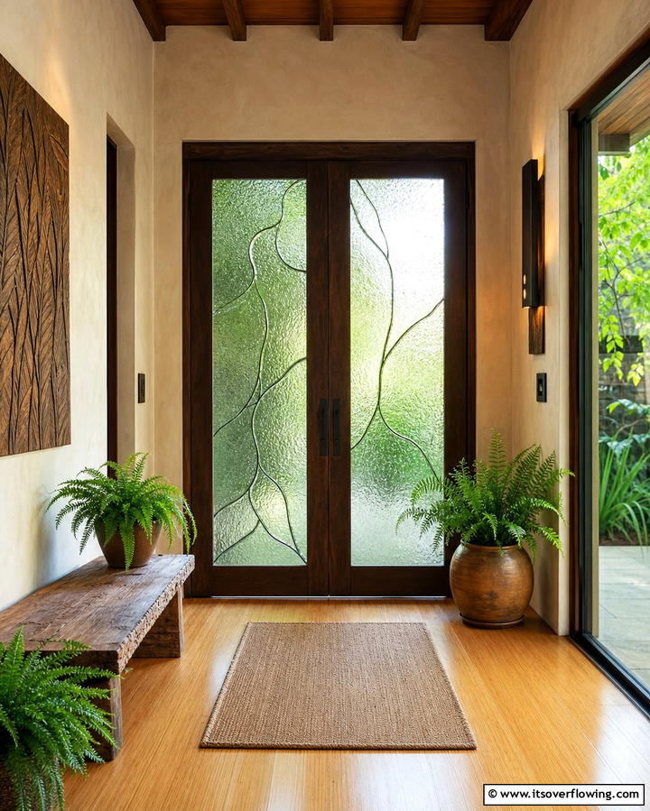 Recycled Glass Doors for Eco Friendly Homes - 25 Glass Front Doors Ideas to Brighten Your Entryway