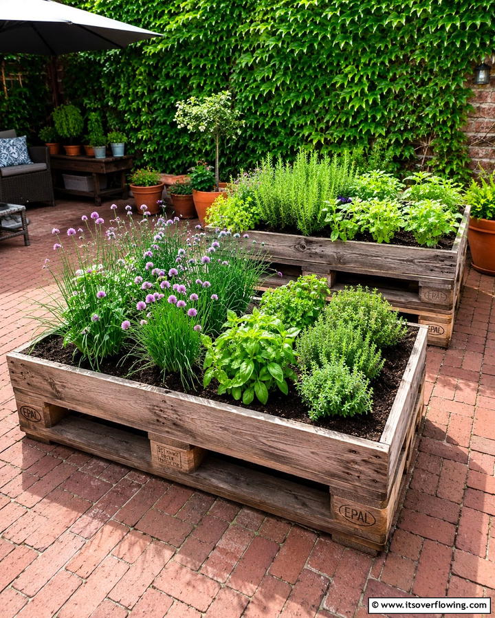 Recycled Pallet Raised Beds for Cost Effective Gardening - 25 Raised Garden Bed Ideas for a Thriving Vegetable Garden