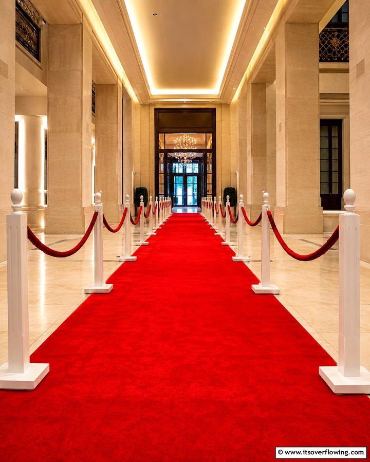 Red Carpet Aisle Runner - 30 Red Wedding Theme Ideas for Bold and Romantic Celebrations