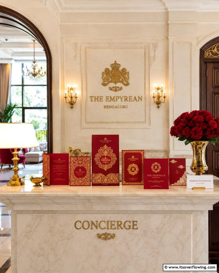 Red and Gold Wedding Invitations - 30 Red Wedding Theme Ideas for Bold and Romantic Celebrations