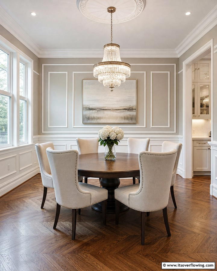 Refined Decorative Barriers - 30 Wall Molding Ideas to Elevate Your Interior Design
