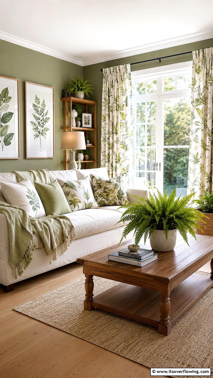 Refined Metallic Touches - 30 Cozy Fall Living Room Ideas to Embrace Autumn Vibes