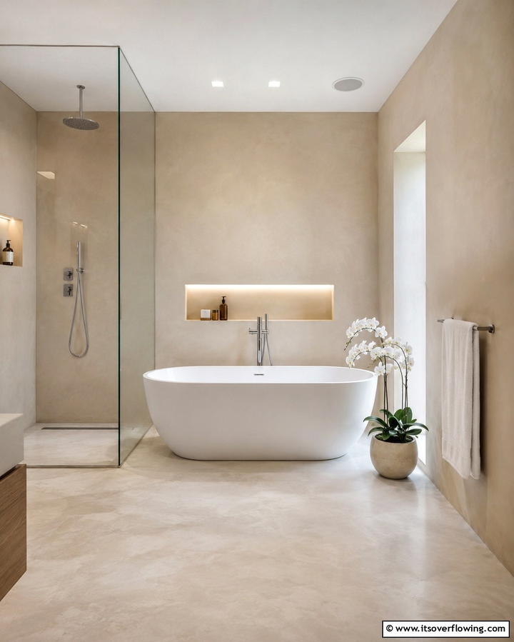 Refined Simplicity - 30 Beige Bathroom Ideas for Timeless and Serene Design Schemes