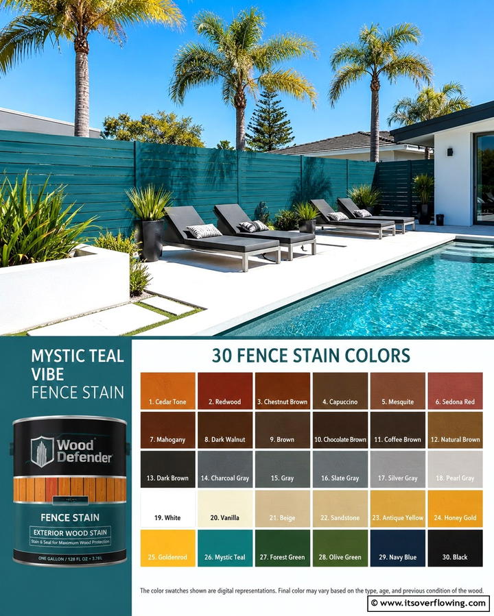 Refined Walnut Detail - 30 Fence Stain Colors to Enhance Wood’s Natural Look