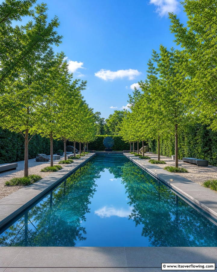 Reflecting Serenity Pool - 21 Stunning Swimming Pool Designs for Backyard Oasis