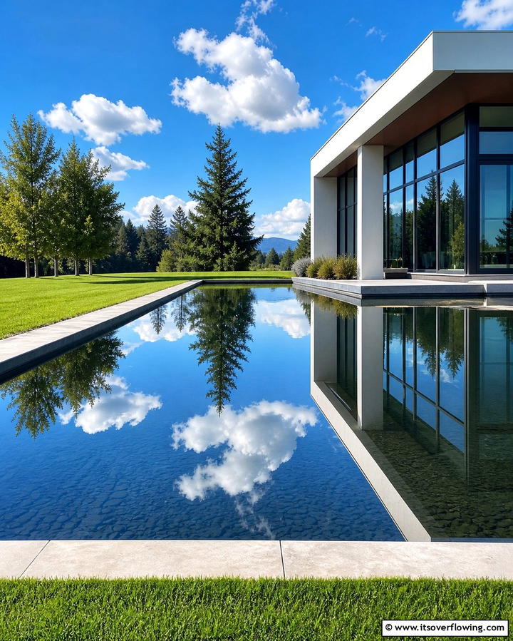 Reflective Water Surfaces - 25 Pond Landscaping Ideas for a Tranquil Backyard