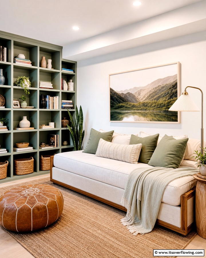 Relaxing Basement Daybed - 30 Basement Furniture Ideas for Functional Living Spaces